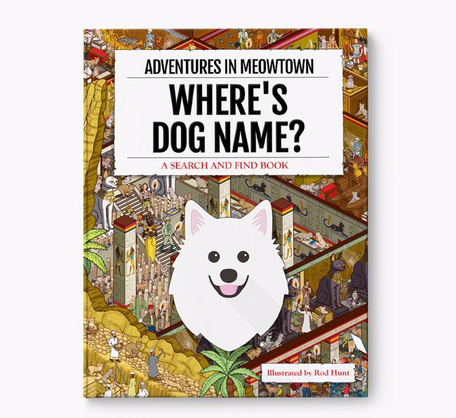 Personalised American Eskimo Dog Book: Where's American Eskimo Dog? Volume 2